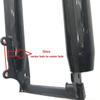 DONSP1986 Black 26 inch Tripe Tree Bicycle Front Fork and 1 1/8 inch Black Headset Combo-Gas Motorized Bicycle view 4