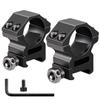 LONSEL 1'' Picatinny Scope Rings, 2Pcs Medium Profile 1 Inch Scope Ring Mounts for Picatinny Rail view 1