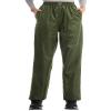 iCreek Women's Rain Pants Waterproof Hiking Pants Windproof Lightweight Over Pants Work Rain Outdoor for Golf, Fishing (Army Green, Medium/31 Inseam) view 1