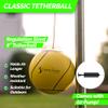 STERLING Sports Compact Tetherball Set for Outdoor Backyard with Ball and Rope Set, 9' Metal Pole, Air Pump Included view 4