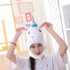 BEESUM 2023 Cute Unicorn Head Mask Plush Animal Horse Adult Hat Adult Halloween Christmas Party Costume view 3