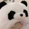 BEESUM 2023 Cute Panda Head Mask Plush Animal Bear Costume Hat for Halloween Christmas Party view 2