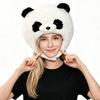 BEESUM 2023 Cute Panda Head Mask Plush Animal Bear Costume Hat for Halloween Christmas Party view 4