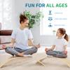 OUTREE Balance Board Kids, Wooden Wobble Balance Board for Toddler with Smooth Edges, Yoga Wooden Rocker Board Indoor, Open-Ended Learning Toys Both for Kids and Adult view 4