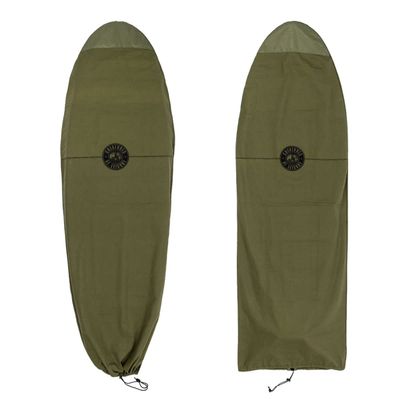 Creatures of Leisure Hardwear Board Sox, Heavy Duty Canvas, Weather-resistant, Diamond Tech 2.0, Barrel Lock Drawstring Closure, Military, 7'1"