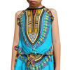 RaanPahMuang Girls Light Sleeveless Dashiki Dance Show Cotton Frill Angel Shirt, 15 Months-24 Months, Sky Blue view 1