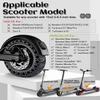 GLDYTIMES 10 Inch Solid Tire 10x2.5 60/70-6.5 Tubeless Tyre Fit for Segway Ninebot Max G30P G30LP/Gotrax G5 G6/Zero10x /Titan Pro Electric Scooter and other, Plosion-Proof Honeycomb Anti-Skid Tire view 4
