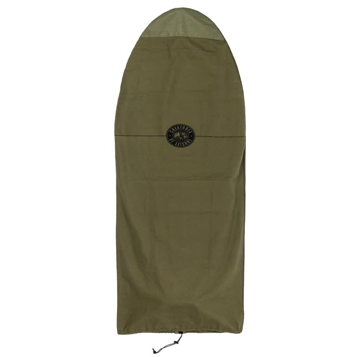 Creatures of Leisure Hardwear Board Sox, Heavy Duty Canvas, Weather-resistant, Diamond Tech 2.0, Barrel Lock Drawstring Closure, Military, 6'7"