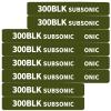 12 Pack Miaozhun 300 BLK Subsonic Magazine Marking Bands .300 Blackout Subsonic Magazine Caliber Identification(Army Green-White) view 3