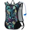 Lightweight Hydration Backpack, Running Backpack with 2L Water Bladder, Hydro Water Daypack for Cycling Hiking Rave for Men Women view 1