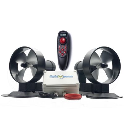 ApisQueen AQ1020 48V Underwater Thruster Set,48kg(106lbs) Thrust Propeller Propulsion with Remote Control, Brushless Motor for ROV/Kayak/RC Boat/Robtics
