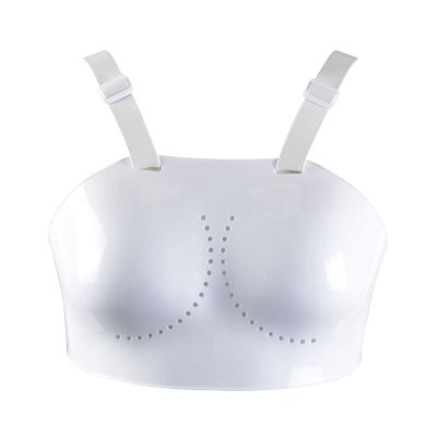 DYNWAVE Shield Breast Protector Equipment Karate Unisex Kids Fencing Sports Guard for Baseball MMA Sparring Training Sanda Kickboxing, Women S 86-89cm