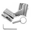 GaiRen 2 Pack Boat Pipe Connector, 316SS Marine Grade Handrail Fitting Folding Swivel Coupling Tube Joint Connector for 1" (25MM) O.D. Stainless Steel Boat Hardware view 2