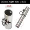 GaiRen 2 Pack Boat Pipe Connector, 316SS Marine Grade Handrail Fitting Folding Swivel Coupling Tube Joint Connector for 1" (25MM) O.D. Stainless Steel Boat Hardware view 4