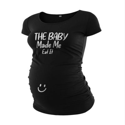 Decrum Pregnancy Tops for Women - Womens Maternity Shirts for Expected Mom [40022011-AE] | Black, XS