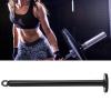 Barbell Slice Support Frame, Stainless Steel Fixed Bracket Loading Pin Loader Weight Plate Loading Pen for Home Gym Strength Training (20mmx320mm) view 2