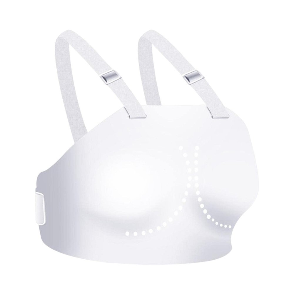 Colaxi Breast Protector Adults Kids Fencing Guard for Rugby Football Boxing Muay Thai, Women M 90-94cm