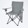 Quad Camping Folding Chair with Side Bag Portable Chair for Outdoor/Indoor Foldable Chair for Camping, Picnic, Lawn, Beach,Barbeques,Travel,and Fishing, Collapsible Arm Chair with Carry Bag ( Color : view 1