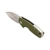SOG Stout SJ Everyday Carry Portable Outdoor Camping Folding Knife | Ambidextrous Carry | CRYO D2 Steel Blade | Slip Joint, OD Green/Stonewash, Presentation Box view 1