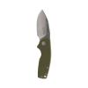 SOG Stout SJ Everyday Carry Portable Outdoor Camping Folding Knife | Ambidextrous Carry | CRYO D2 Steel Blade | Slip Joint, OD Green/Stonewash, Presentation Box view 3
