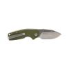 SOG Stout SJ Everyday Carry Portable Outdoor Camping Folding Knife | Ambidextrous Carry | CRYO D2 Steel Blade | Slip Joint, OD Green/Stonewash, Presentation Box view 4
