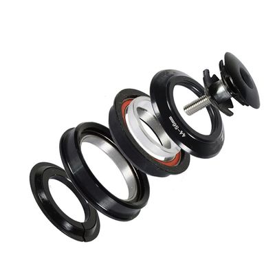 Bearing Headset Mountain Bike 44-56mm, Bike Fork Headset Equipment External Bottom Brackets with Top Cap for Road Bike Scooter