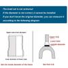 Bearing Headset Mountain Bike 44-56mm, Bike Fork Headset Equipment External Bottom Brackets with Top Cap for Road Bike Scooter view 2