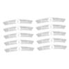 10Pcs White Bicycle Wheel Spoke Reflectors for Enhanced Night Safety High Reflective Bike Tire Accessories for Mountain and Road Bikes view 1