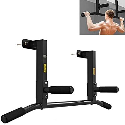 OSCCAR Pull Up Bar Home Gym Equipment Black Pull Up Bar Wall Mounted Heavy Duty Upper Body Workout Bar Multi-Grip Chin Up Bar Exercise Equipment 100cm