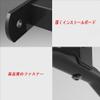 OSCCAR Pull Up Bar Home Gym Equipment Black Pull Up Bar Wall Mounted Heavy Duty Upper Body Workout Bar Multi-Grip Chin Up Bar Exercise Equipment 100cm view 3