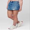 [BLANKNYC] Womens Luxury Clothing Sustainable Denim Distressed Five Pockets Mini Skirt, Comfortable & Stylish, Eye Opener, 26 view 2