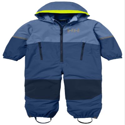 Helly-Hansen Kids Storm Playsuit, 606 Deep Fjord, 7