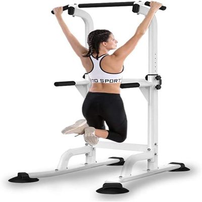 Pull Up Bar Home Gym Equipment Pull-Up Bars Standing Horizontal Bar, Safe And Secure, Adjustable, Multi-function Fitness Pull-ups, Men And Women Home Strength Training Equipment ( Color : White )