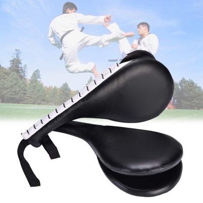 2 Pack Taekwondo Kick Pads, Training Target Pad, Double Strike Boxing Pads Kickboxing Striking Target Pads for Martial Arts Training Black