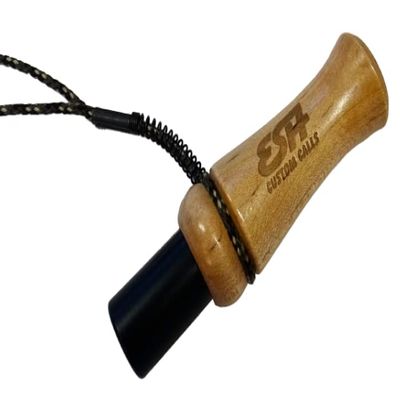 ESH Pileated Woodpecker Call High-Pitched Turkey Locator Call for Hunting Maple Wood Woodpecker Caller for Triggering Shock Gobbles Beginner & Pro Friendly