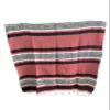 Yoga Blanket Set of Two , Outdoor Blanket , 72" X 52" , Camping Blanket , Made in Mexico , Camping , Yoga , Patio Blanket , Pink & Burgundy view 2