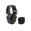Walkers Game Ear Razor Slim Electronic Lightweight Shooting Hunting Range Hearing Protection Muffs (Black Patriot Version) Bundle with Protection Case (2 Items) view 1