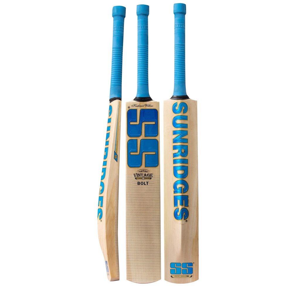 SS Bolt Cricket Kashmir Willow Cricket Bat,Bat Cover Included : Adult Size, Short Handle - Full Size