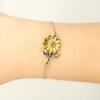 in Loving Memory of Your Soul Sister Gifts Sunflower .925 Sterling Silver Bracelet, Loss of Soul Sister Gifts, Sympathy Gifts Soul Sister Message Card Loss of Loved One Rememberance Memorial Jewelry view 3