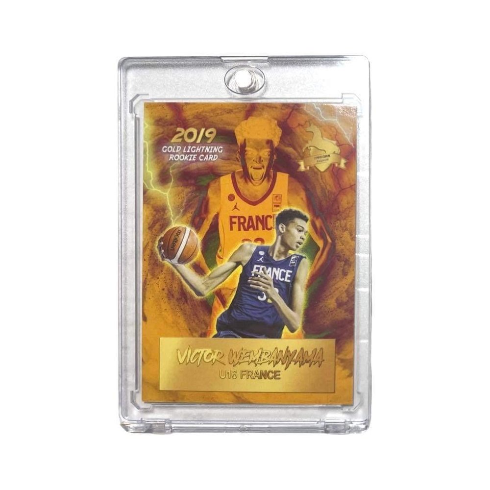 2019 First Gold Lightning H.S. Victor WEMBANYAMA Rookie RC Limited Ed. 1500 Made