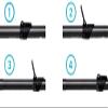 AQUA BOUND Sting Ray Hybrid 2-Piece Versa-Lok Kayak Paddle  Carbon-Reinforced Fiberglass Shaft, Reinforced Nylon Dihedral Blades, Adjustable Versa-Lok Length & Feathering for Touring (210-225 cm) view 4