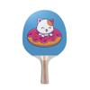 TigerTail Sports Design-Centric Cat Doughnut Ping Pong Paddle Premium 5 Ply Table Tennis Racket (Black on Back) view 1
