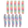 INOOMP 10pcs Tennis Racket Grip Tape Rainbow Color Badminton Grip Tape Anti Slip Absorbent Sweat Pu Racquet Handle Grip Tennis Overgrip for Rackets view 1