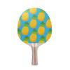 TigerTail Sports Pineapple Pattern Design Ping Pong Paddle Premium 5 Ply Black view 1