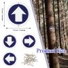 Amylove 24 Pieces Bright Reflective Trail Markers Round Bin Marker with Reflective Tacks Aluminum Signs Thumb Tacks for Hunting Hiking Camping and More (Blue) view 2