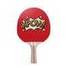 TigerTail Sports KPOW! Colorful Design Ping Pong Paddle - Premium 5 Ply Table Tennis Racket - Black Back (Design-Centric Item) view 1