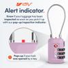 TSA Accepted Luggage Travel Lock, Set-Your-Own Combination Lock for School Gym Locker, Luggage Suitcase Baggage Locks, Filing Cabinets, Toolbox, Case (Purple, 2 Pack) view 3