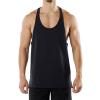 sandbank Men's Muscle Tank Top Sleeveless Workout & Training Activewear Gym Shirt Black view 1