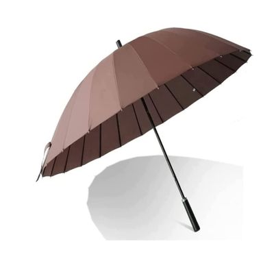 ZAEGO Umbrellas for Rain Large Golf Umbrella Umbrella Windproof SEMI-Automatic Open Oversized Stick Umbrella Umbrellas for Rain Windproof (Color : OneColor, Size : 44.5 Inch)
