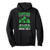 Camping Survived Gifts with Sayings for Outdoor Fans Pullover Hoodie view 1